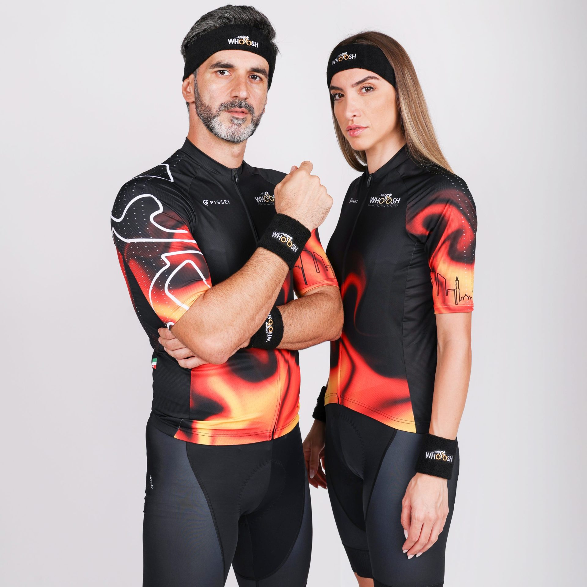 Pissei x MyWhoosh Short Sleeve Jersey & Bib Shorts